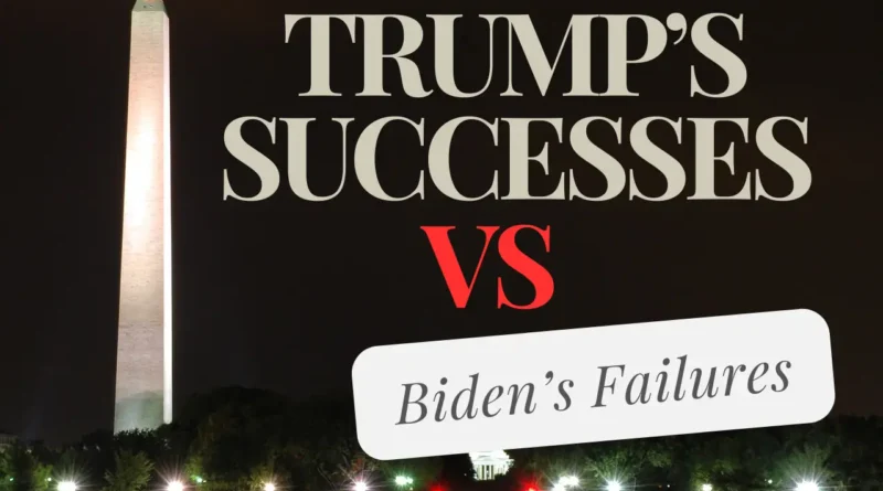 How Trump Successes Compare To The Biden Failures
