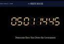 Democrat Government Shutdown Clock
