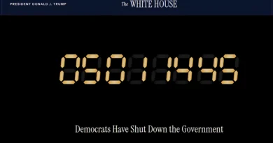 Democrat Government Shutdown Clock